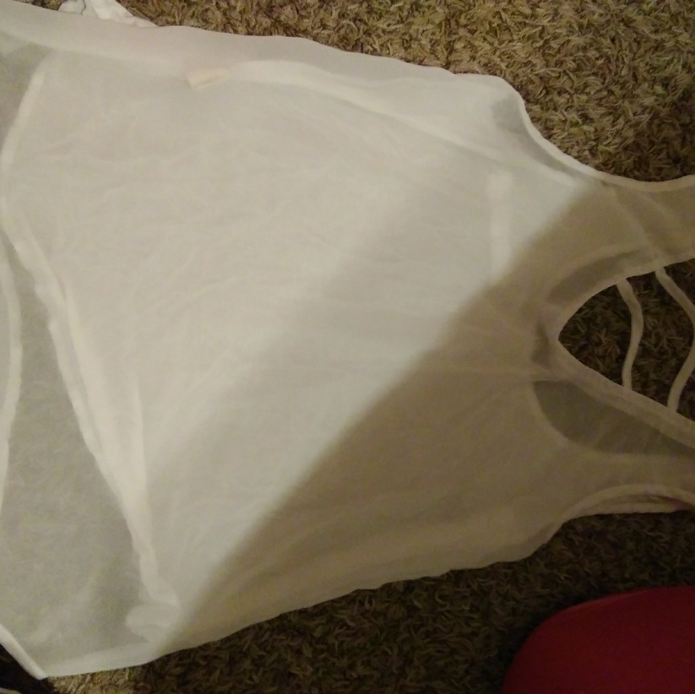 White tank top